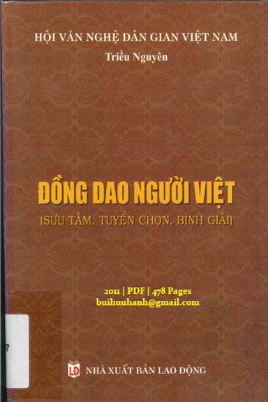 Đồng Dao Người Việt (NXB Lao Động 2011) - Triều Nguyên, 478 Trang