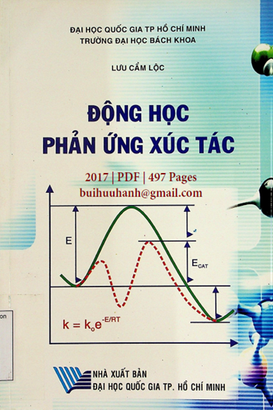 Động Học Phản Ứng Xúc Tác (NXB Đại Học Quốc Gia 2017) - Lưu Cẩm Lộc, 497 Trang