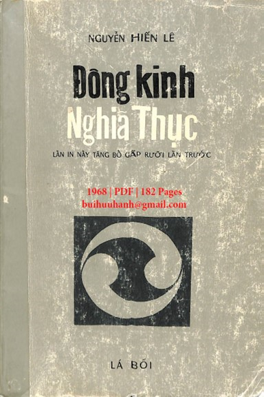 Đông Kinh Nghĩa Thục (NXB Lá Bối 1968) - Nguyễn Hiến Lê, 182 Trang