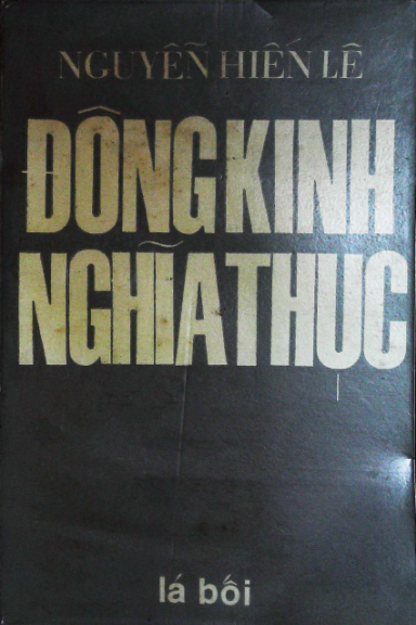 Đông Kinh Nghĩa Thục (NXB Lá Bối 1974) - Nguyễn Hiến Lê, 207 Trang