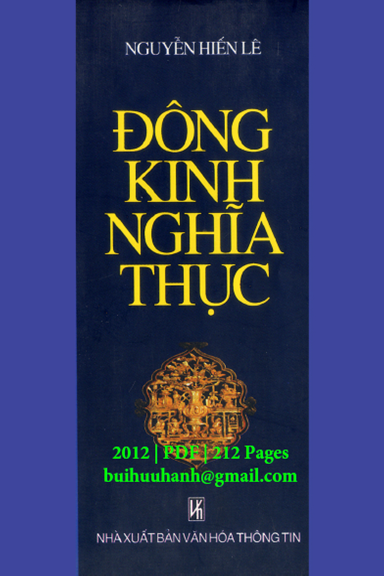 Đông Kinh Nghĩa Thục (NXB Tổng Hợp 2012) - Nguyễn Hiến Lê, 212 Trang