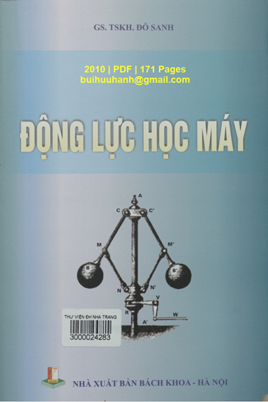 Động Lực Học Máy (NXB Bách Khoa 2010) - Đỗ Sanh, 171 Trang