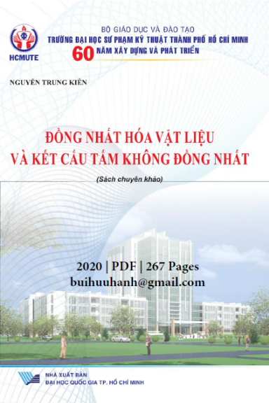 Đồng Nhất Hóa Vật Liệu Và Kết Cấu Tấm Không Đồng Nhất (NXB Đại Học Quốc Gia 2020)- Nguyễn Trung Kiên