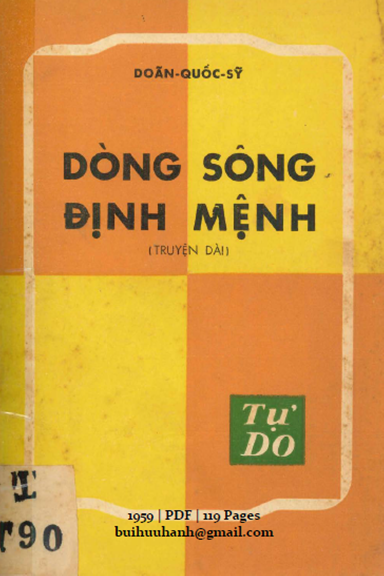 Dòng Sông Định Mệnh (NXB Tự Do 1959) - Doãn Quốc Sỹ, 119 Trang