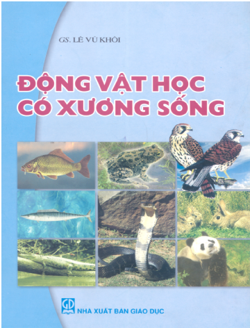 Động Vật Học Có Xương Sống (NXB Giáo Dục 2006) - Lê Vũ Khôi, 322 Trang