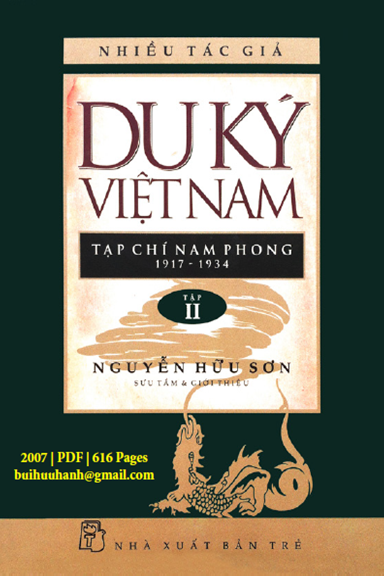 Du Ký Việt Nam Tập 2 (NXB Trẻ 2007) - Nguyễn Hữu Sơn, 616 Trang