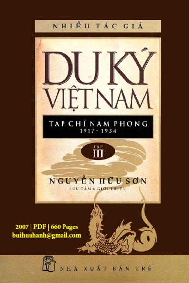 Du Ký Việt Nam Tập 3 (NXB Trẻ 2007) - Nguyễn Hữu Sơn, 660 Trang