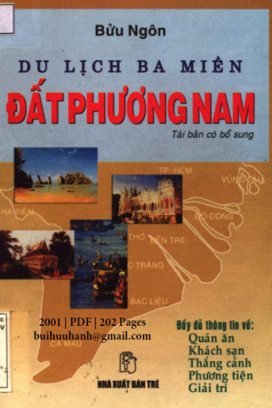 Du Lịch Ba Miền Tập 1-Đất Phương Nam (NXB Trẻ 2001) - Bửu Ngôn, 202 Trang