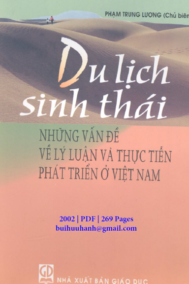 Du Lịch Sinh Thái Những Vấn Đề Về Lý Luận Và Thực Tiễn Phát Triển Ở Việt Nam - Phạm Trung Lương