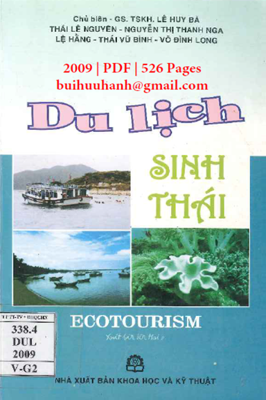 Du Lịch Sinh Thái (NXB Khoa Học Kỹ Thuật 2009) - Lê Huy Bá, 526 Trang