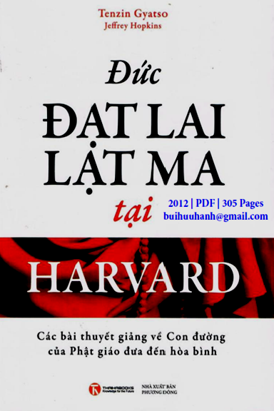 Đức Đạt Lai Lạt Ma Tại Harvard (NXB Phương Đông 2012) - Tenzin Gyatso, 304 Trang