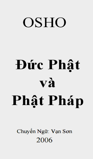 Đức Phật Và Phật Pháp (NXB Hà Nội 2006) - Nansen Osho, 202 Trang
