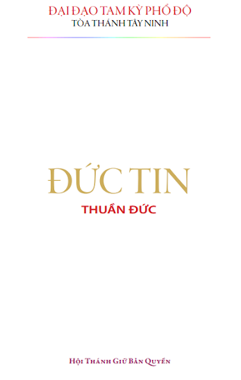 Đức Tin (Tái Bản 2003) - Thuần Đức, 31 Trang