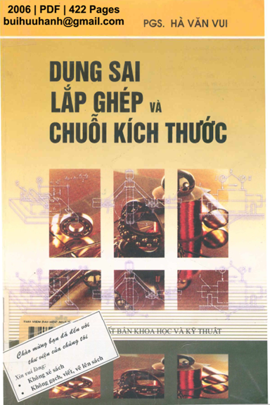 Dung Sai Lắp Ghép Và Chuỗi Kích Thước (NXB Khoa Học Kỹ Thuật 2006) - Hà Văn Vui, 422 Trang