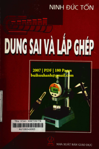 Dung Sai Và Lắp Ghép (NXB Giáo Dục 2007) - Ninh Đức Tốn, 180 Trang