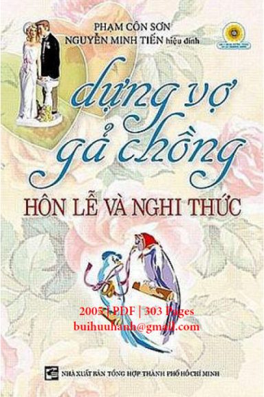 Dựng Vợ Gả Chồng Hôn Lễ Và Nghi Thức (NXB Tổng Hợp 2005) - Phạm Côn Sơn, 303 Trang