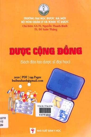 Dược Cộng Đồng (NXB Y Học 2020) - Nguyễn Thanh Bình, 199 Trang