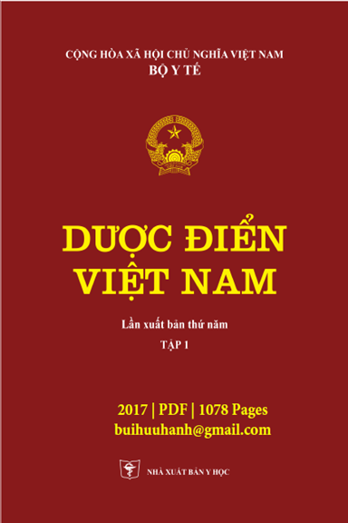 Dược Điển Việt Nam V Tập 1 (NXB Y Học 2017) - Nhiều Tác Giả, 1077 Trang