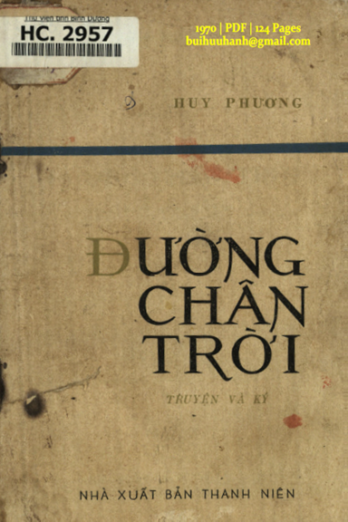 Đường Chân Trời (NXB Thanh Niên 1970) - Huy Phương, 124 Trang