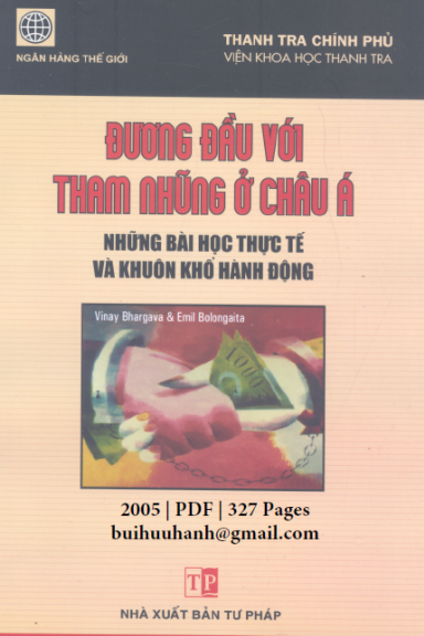 Đương Đầu Với Tham Nhũng Ở Châu Á-Những Bài Học Thực Tế Và Khuôn Khổ Hành Động - Nguyễn Tuấn Anh