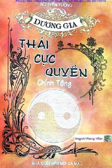 Dương Gia Thái Cực Quyền Chính Tông (NXB Mũi Cà Mau 2004) - Nguyễn Tường, 175 Trang