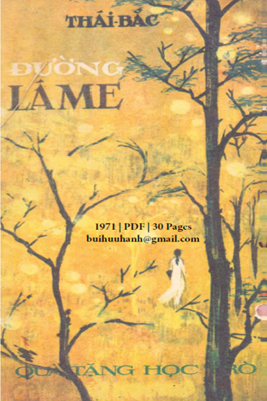 Đường Lá Me (NXB Thăng Tiến 1971) - Thái Bắc, 30 Trang