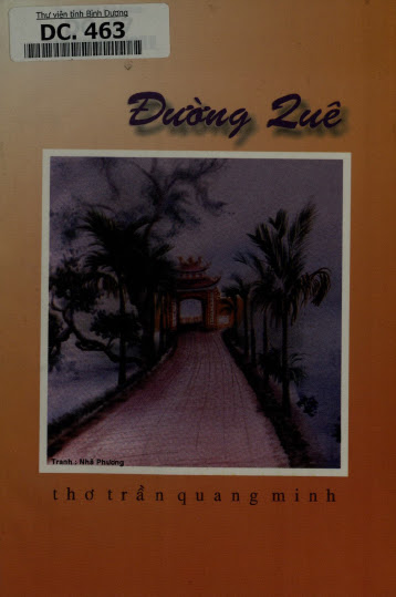 Đường Quê (NXB Bình Dương 2000) - Trần Quang Minh, 61 Trang