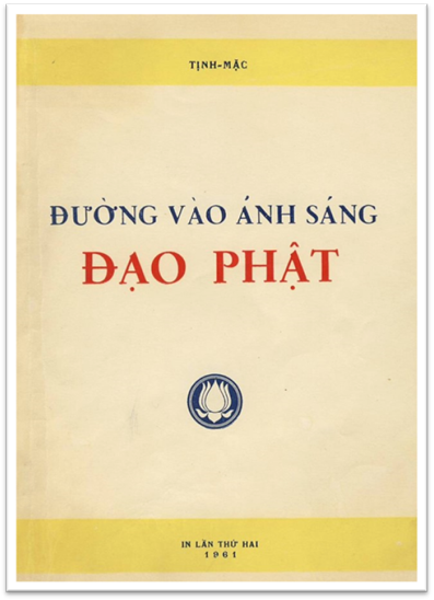 Đường Vào Ánh Sáng Đạo Phật (NXB Viện Phật Học 1958) - Tịnh Mặc, 102 Trang