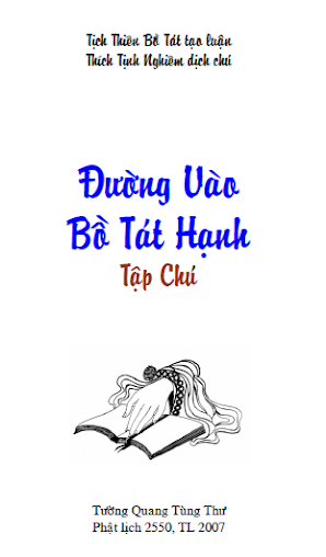 Đường Vào Bồ Tát Hạnh (Tập Chú) - Thích Tịnh Nghiêm dịch, 224 Trang