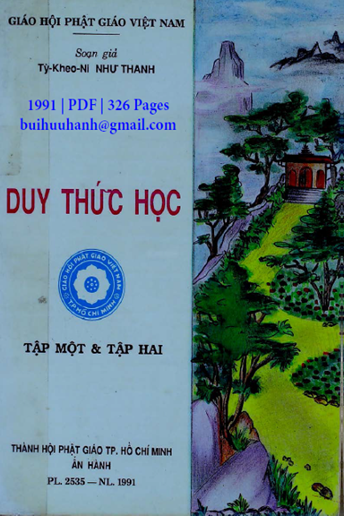 Duy Thức Học Tập 1+2 (NXB Thành Hội Phật Giáo 1991) - Như Thanh, 326 Trang