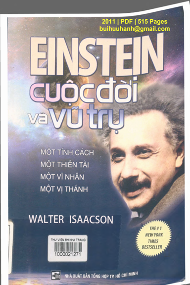 Einstein Cuộc Đời Và Vũ Trụ (NXB Tổng Hợp 2011) - Walter Isaacson, 515 Trang