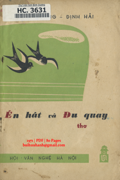 Én Hát Và Đu Quay (NXB Hà Nội 1971) - Võ Quang, 80 Trang