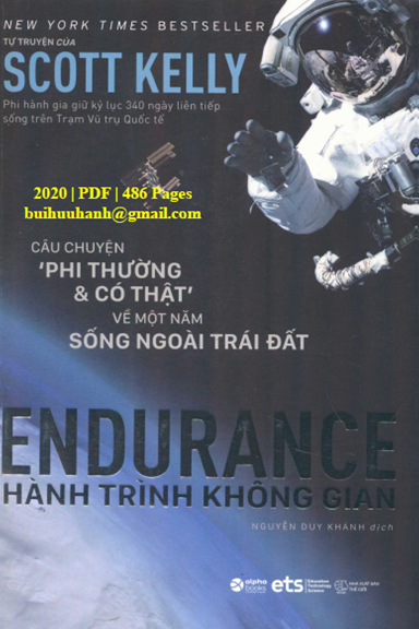 Endurance Hành Trình Không Gian (NXB Thế Giới 2020) - Scott Kelly, 486 Trang