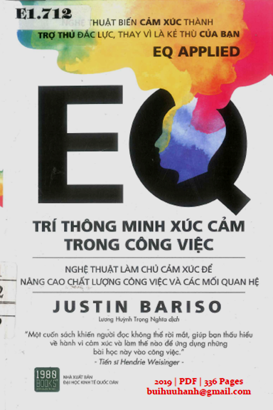 EQ Trí Thông Minh Xúc Cảm Trong Công Việc (NXB Kinh Tế Quốc Dân 2019) - Justin Bariso, 336 Trang