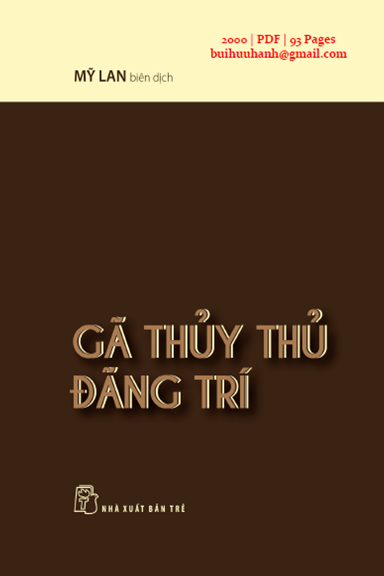 Gã Thủy Thủ Đãng Trí (NXB Trẻ 2000) - Mỹ Lan, 93 Trang