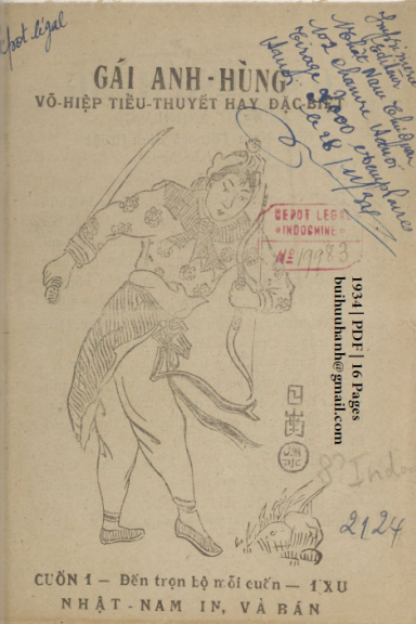 Gái Anh Hùng Cuốn 1-28 (NXB Nhật Nam 1934) - Nhiều Tác Giả, 446 Trang