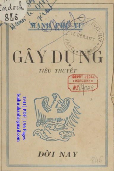 Gây Dựng (NXB Đời Nay 1941) - Mạnh Phú Tư, 196 Trang
