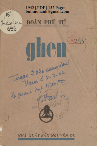 Ghen (NXB Nguyễn Du 1942) - Đoàn Phú Tứ, 132 Trang