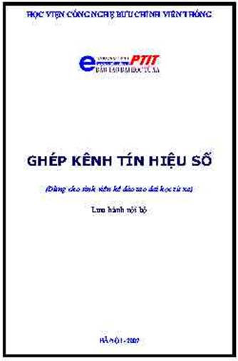 Ghép Kênh Tín Hiệu Số (NXB Hà Nội 2007) - Cao Phán, 167 Trang