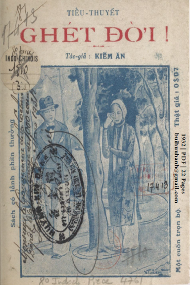 Ghét Đời (NXB Huỳnh Kim Danh 1932) - Kiếm Ăn, 22 Trang