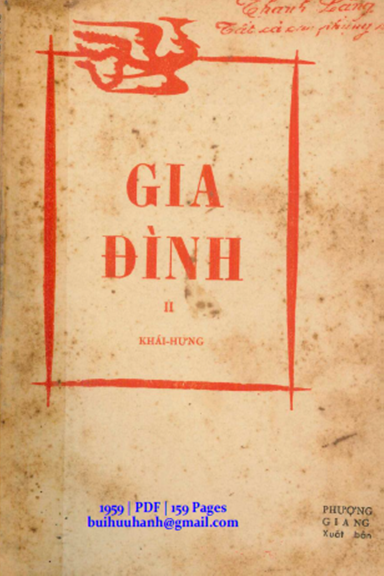 Gia Đình II (NXB Phượng Giang 1959) - Khái Hưng, 159 Trang