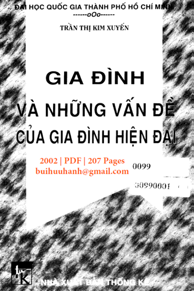 Gia Đình Và Những Vấn Đề Của Gia Đình Hiện Đại (NXB Thống Kê 2002) - Trần Thị Kim Xuyến, 207 Trang