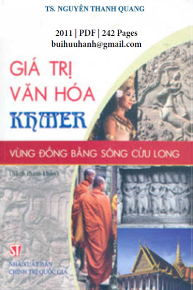 Giá Trị Văn Hóa Khmer Vùng Đồng Bằng Sông Cửu Long (NXB Chính Trị 2011) - Nguyễn Thanh Quang