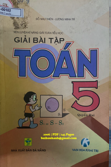 Giải Bài Tập Toán 5 (NXB Đà Nẵng 2006) - Đỗ Nhữ Thiên, 145 Trang
