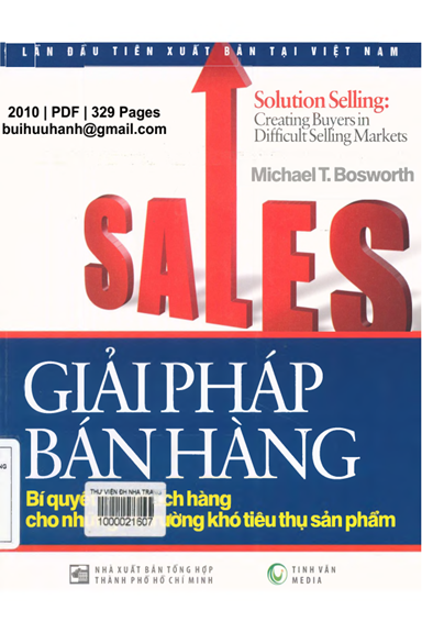 Giải Pháp Bán Hàng (NXB Tổng Hợp 2010) - Michael T. Bosworth, 329 Trang