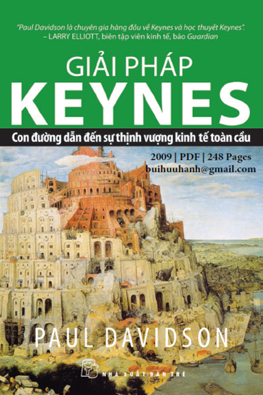 Giải Pháp Keynes (NXB Trẻ 2009) - Paul Davidson, 248 Trang