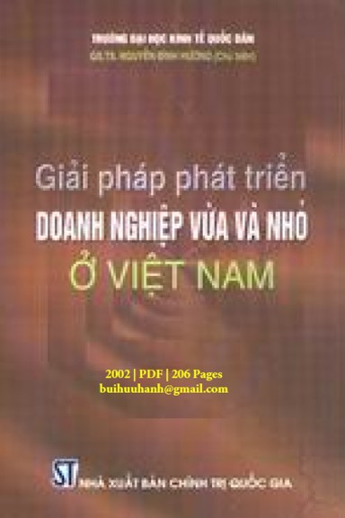 Giải Pháp Phát Triển Doanh Nghiệp Vừa Và Nhỏ Ở Việt Nam - Nguyễn Đình Hương, 206 Trang