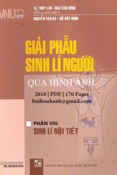 Giải Phẫu Sinh Lí Người Qua Hình Ảnh Phần 8 (NXB Đại Học Quốc Gia 2018) - Tạ Thúy Lan, 170 Trang