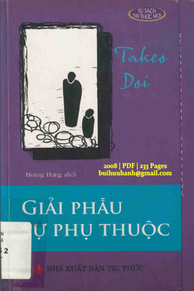 Giải Phẫu Sự Phụ Thuộc (NXB Tri Thức 2008) - Takeo Doi, 233 Trang