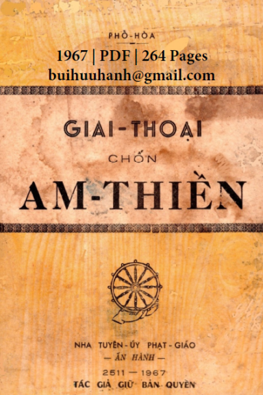Giai Thoại Chốn Am Thiền (NXB Nha Tuyên Úy 1967) - Phổ Hòa, 264 Trang